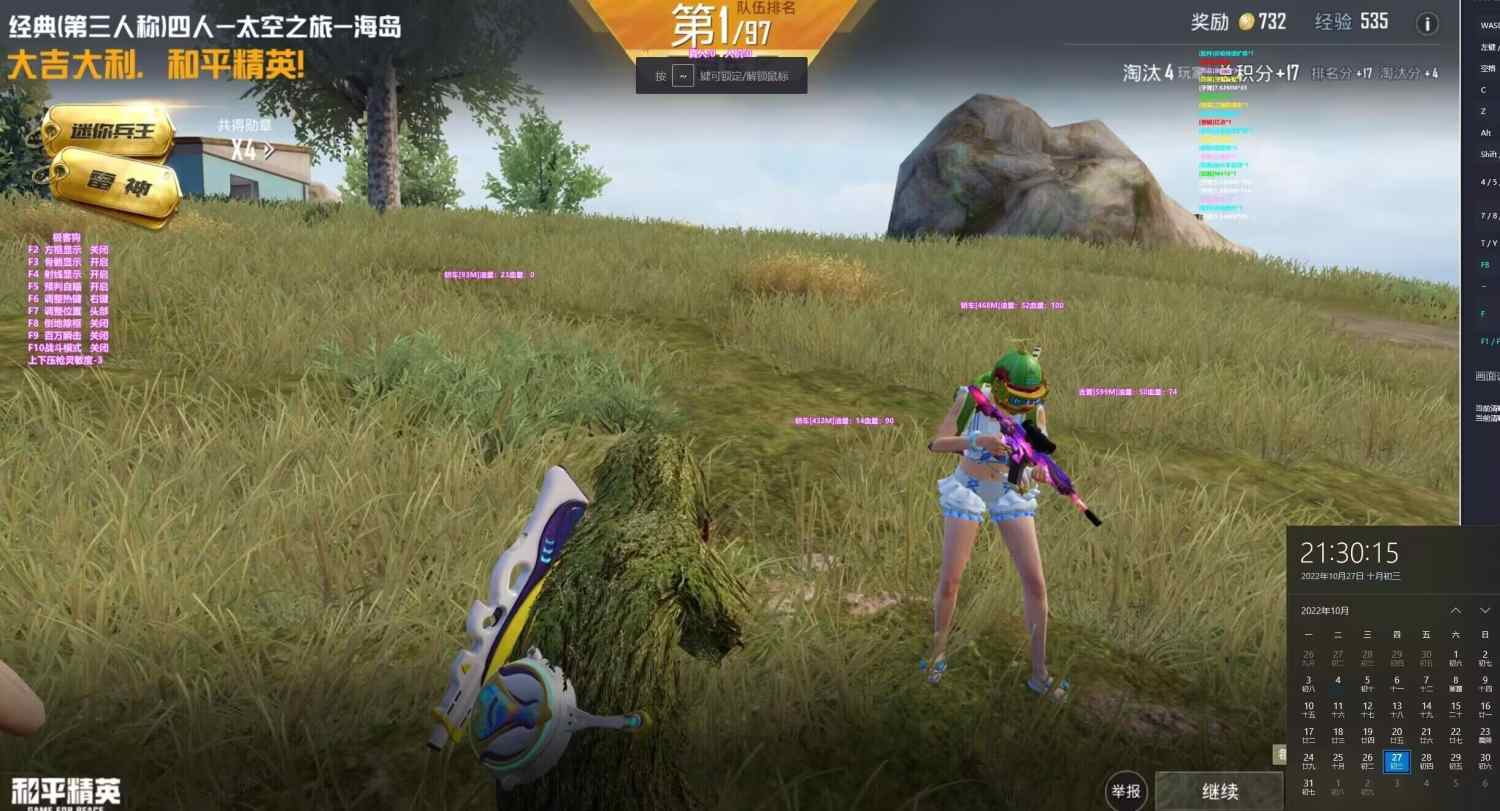 和平精英辅助得类型分为那些